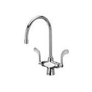 Zurn Zurn Double Lab Faucet with 8" Gooseneck and 4" Wrist Blade Handles - Lead Free Z826C4-XL****